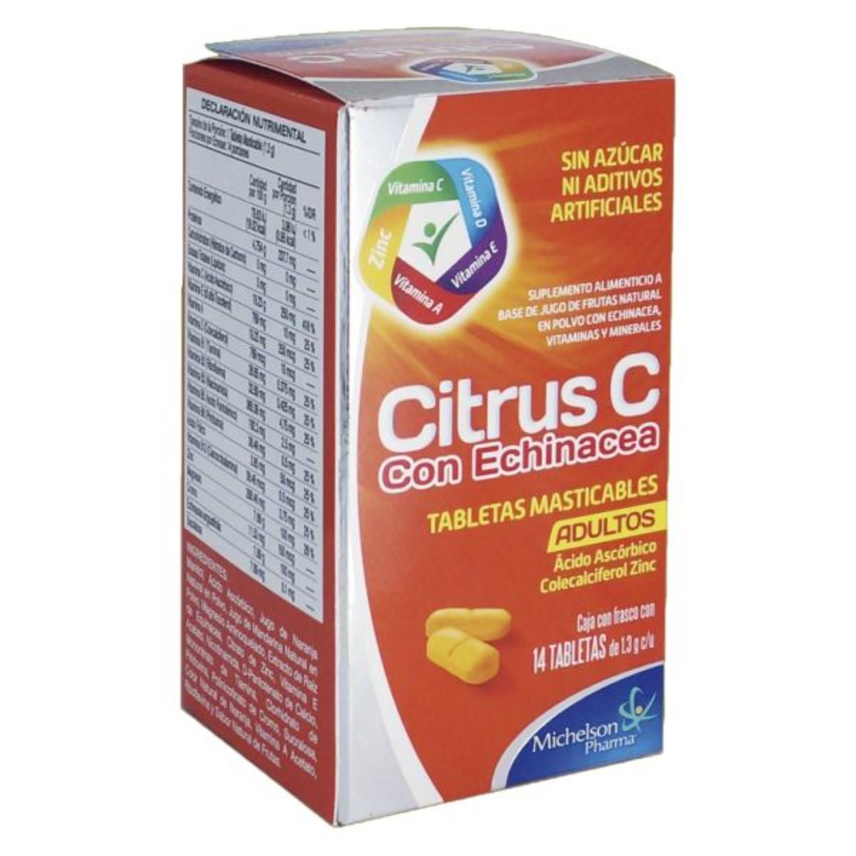 CITRUS C AD C/ECHINAC 14TAB MAST