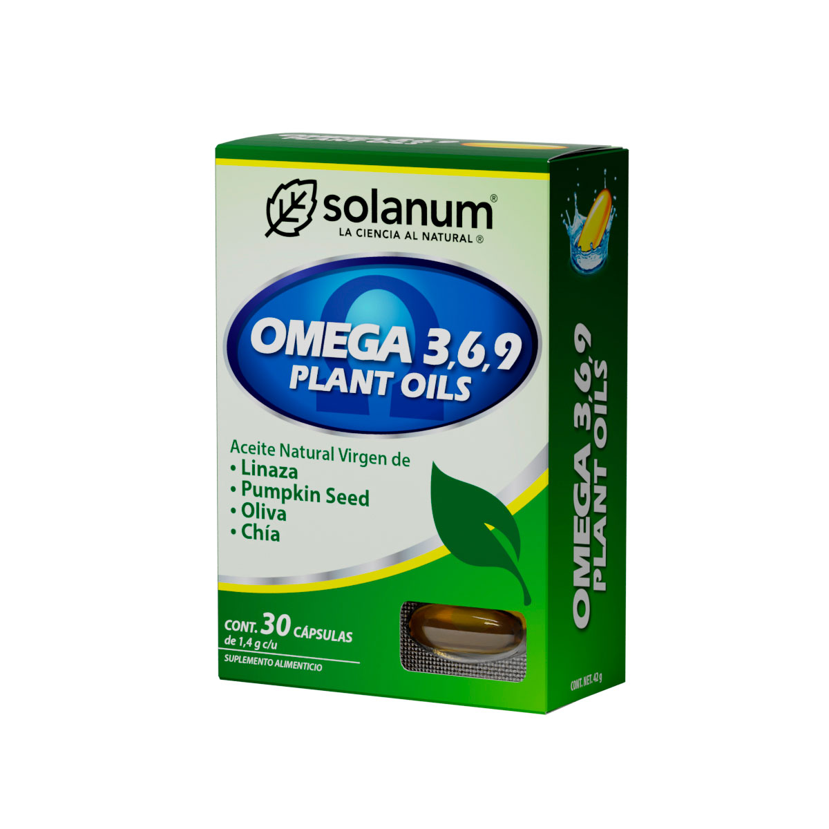 OMEGA 3-6-9 SUP ALIM PLANT 30CAPS