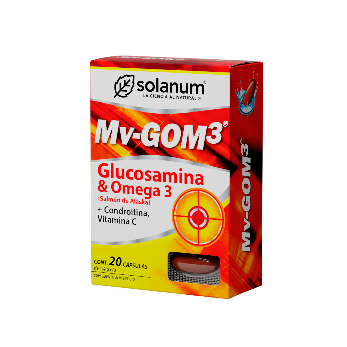 SOLANUM MV-GOM3 SUP ALIM 20CAPS