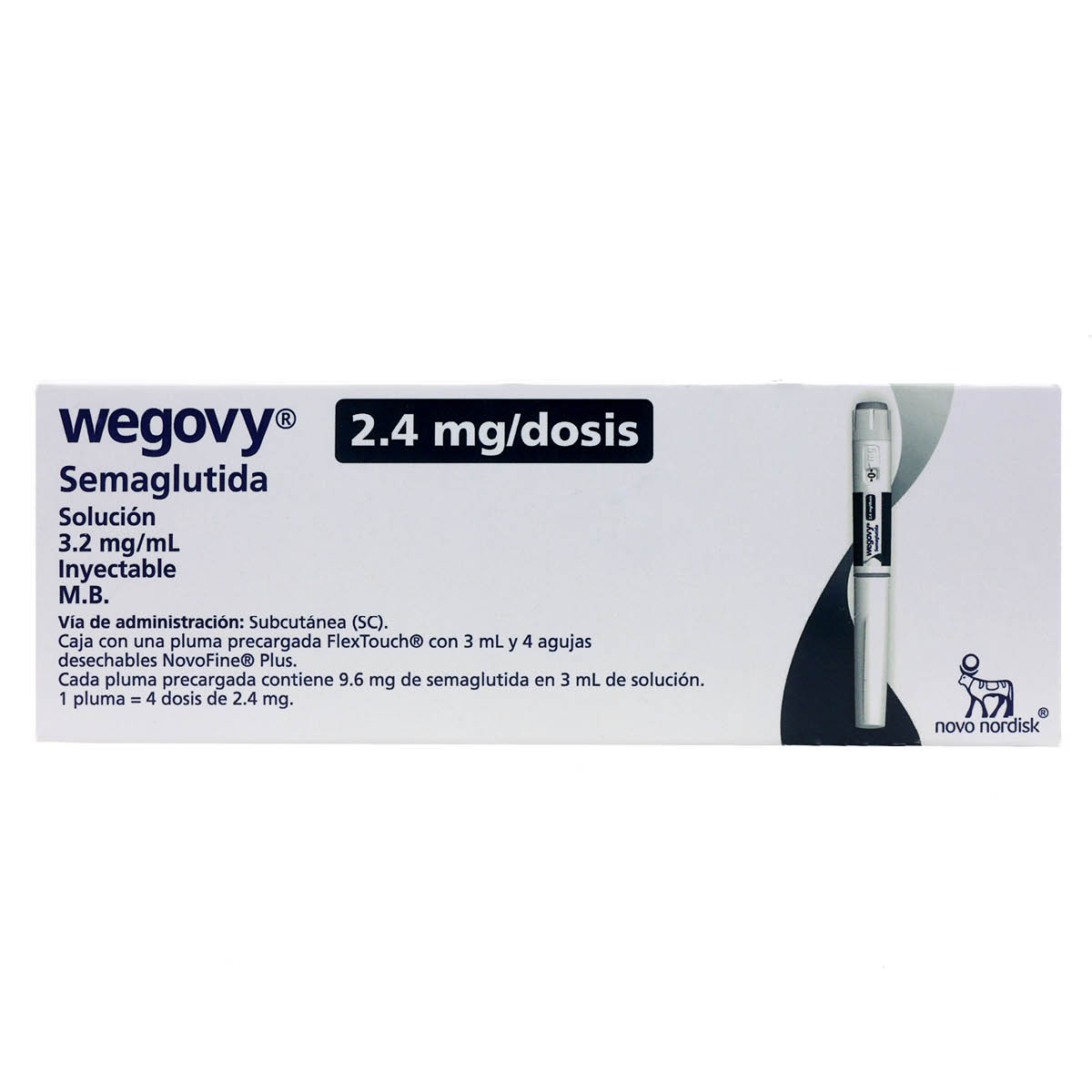 WEGOVY 3.2MG/ML S I PLUM 4X2.4 MGN