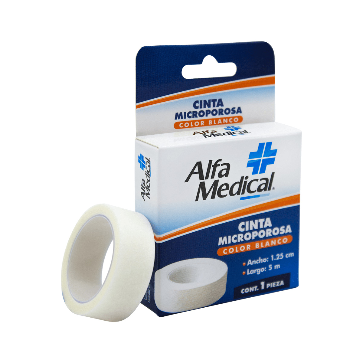 CTA MICROP ALFA MEDIC BCO 1.25CMX5M