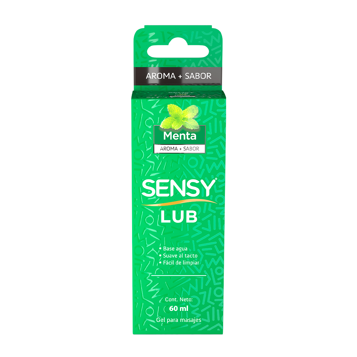 GEL SENSY LUB P/MASAJE MENTA 60ML