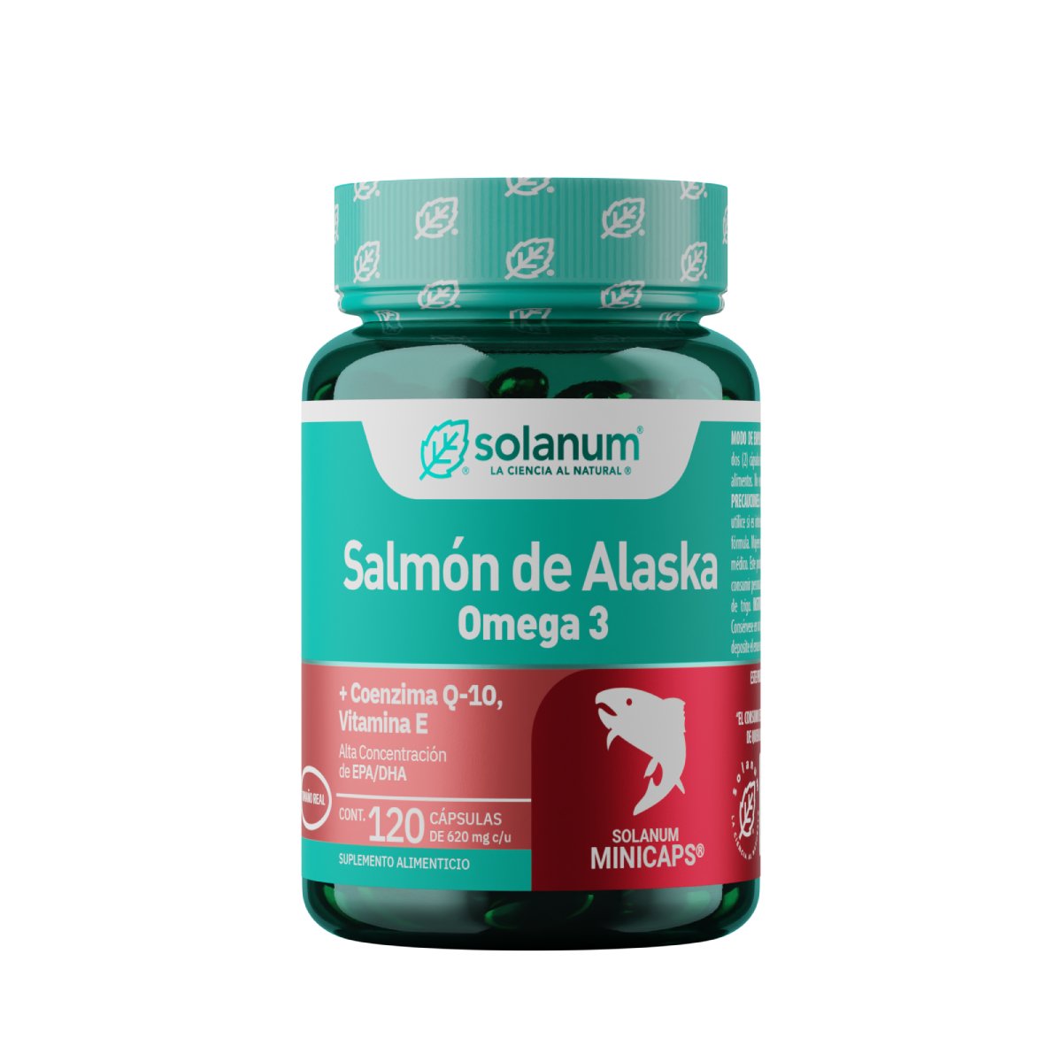OMEGA 3 SALMO +VIT-E +COQ 120CAPS