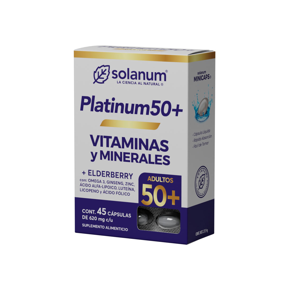 PLATINUM50+ S ALIM VIT-MIN 45CAPS