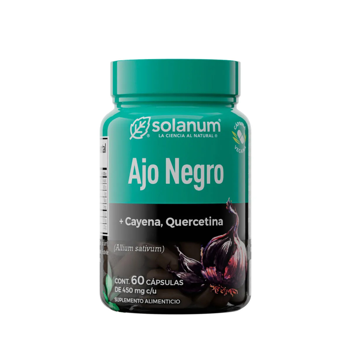 SOLANUM HB AJO NEGRO 60X450MG