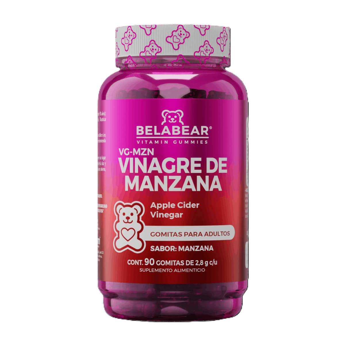 BELABEAR VINAGRE DE MANZANA 90X2.8GR