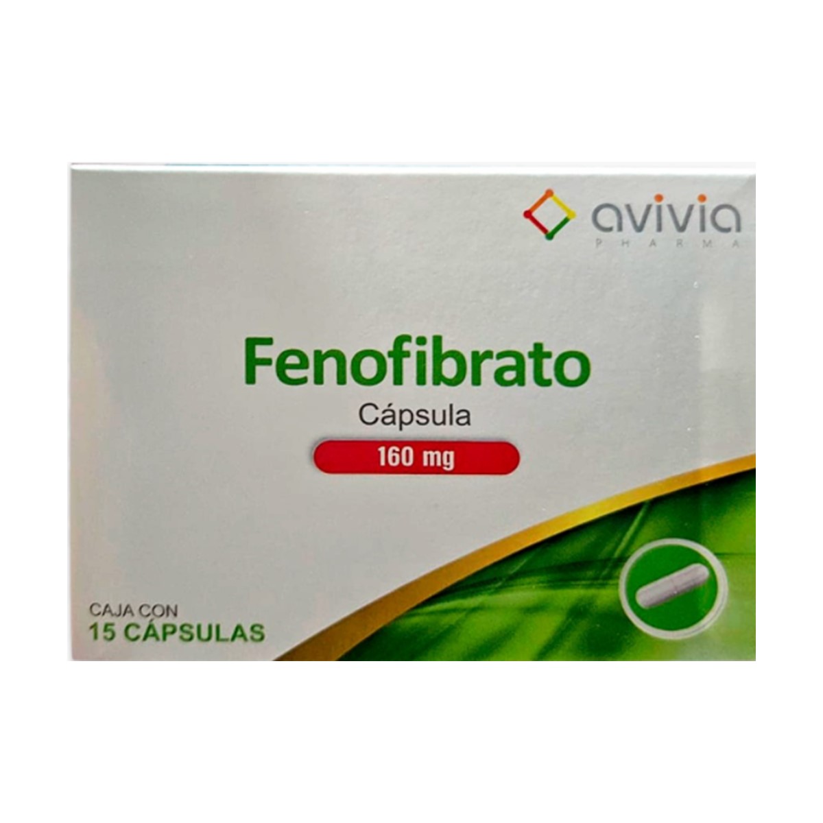 FENOFIBRATO 160 MG 15 CAPS  LGEN