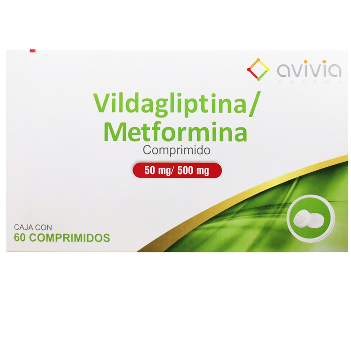 VILDAG/METFO 50/500MG 60CPR LGEN