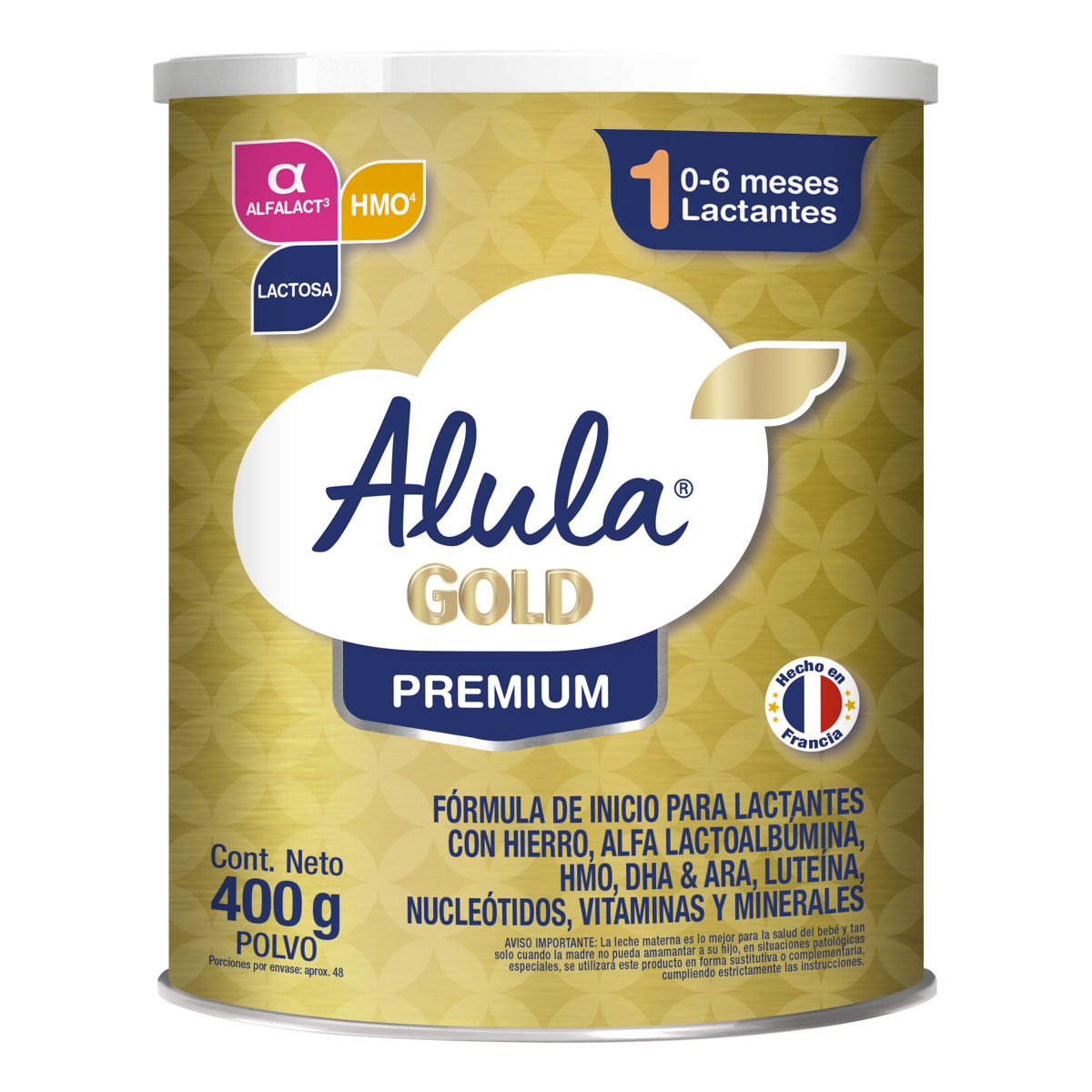 ALULA GOLD 1 PREMIUM 0-6 MES 400 G
