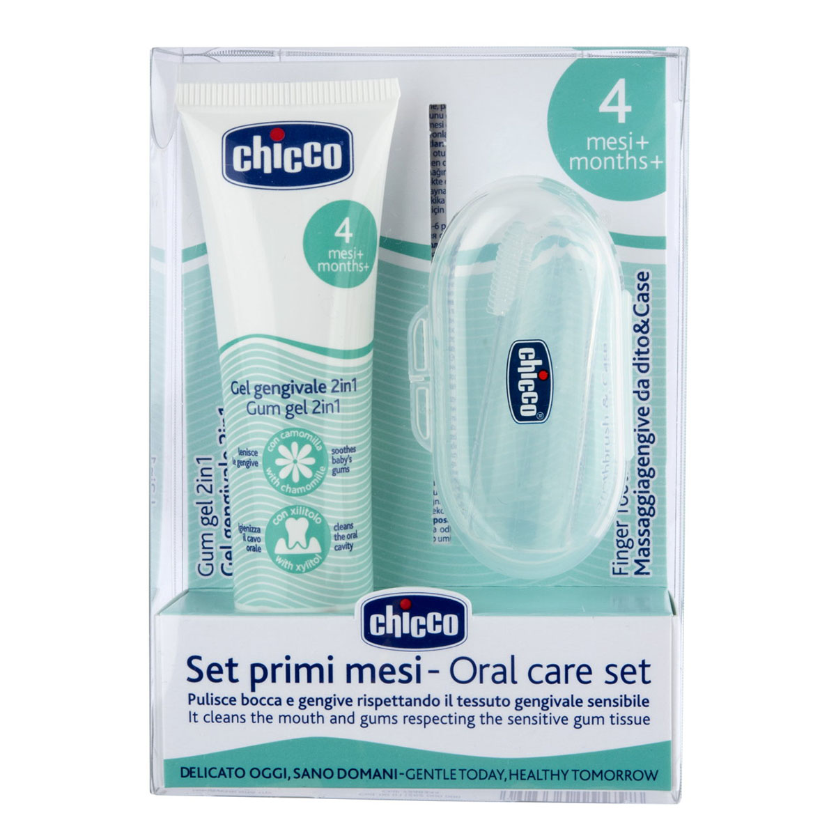 SET ORAL CHICCO GEL+DEDAL P/BEBE N