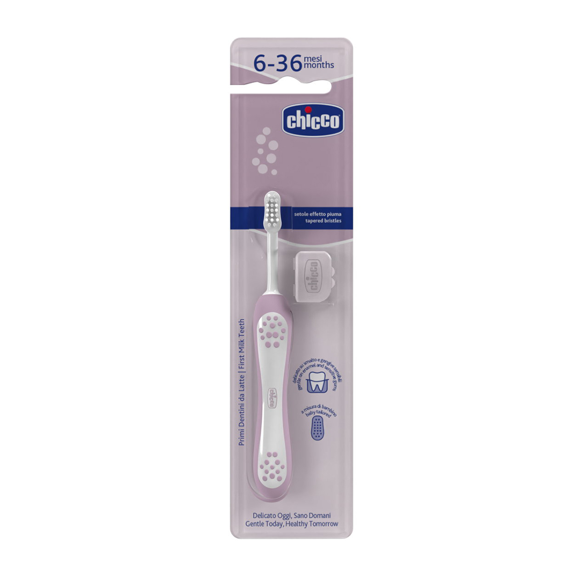 CEP DENT CHICCO LILA 6-36 MESES N