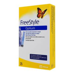 FREESTYLE OPTIUM TIRAS REACTIV 25 FREESTYLE OPTIUM TIRAS REACTIV 25