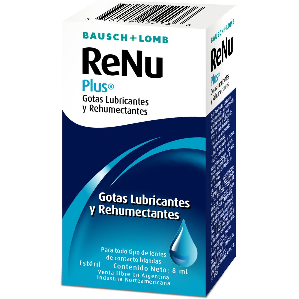 RENU PLUS LUB-REHUME 8ML GTS
