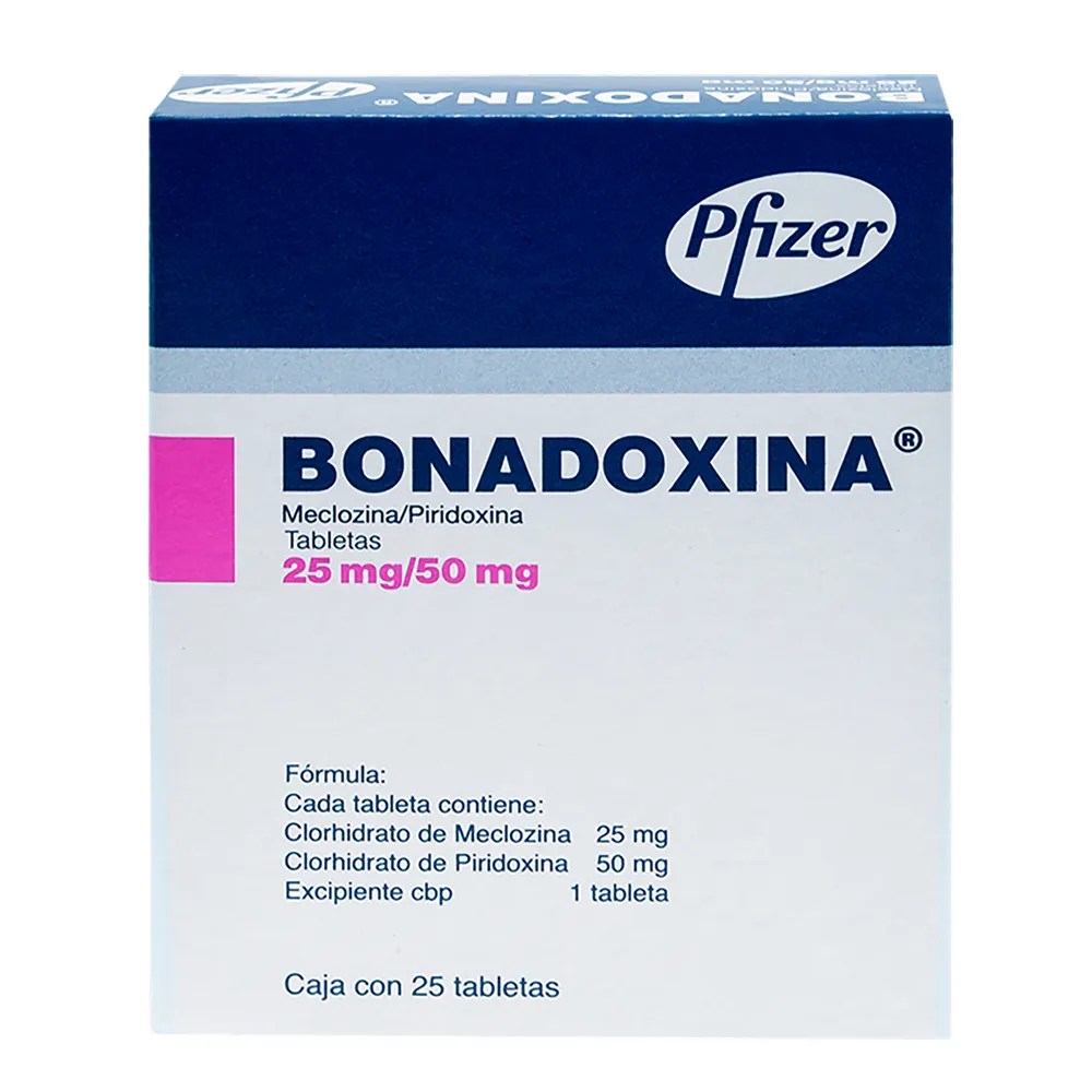 BONADOXINA 25 MG TAB 25