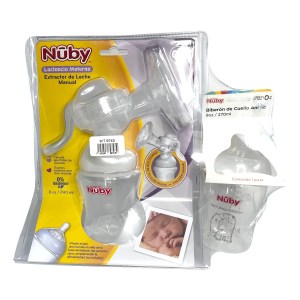 KIT LACT EXTR-LEC+BIB NUBY 8/9OZ KIT LACT EXTR-LEC+BIB NUBY 8/9OZ