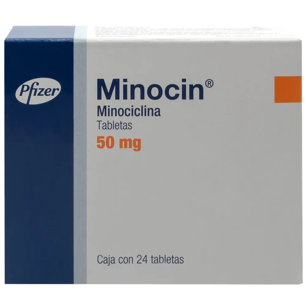 MINOCIN 50 MG BLIST 24 TAB