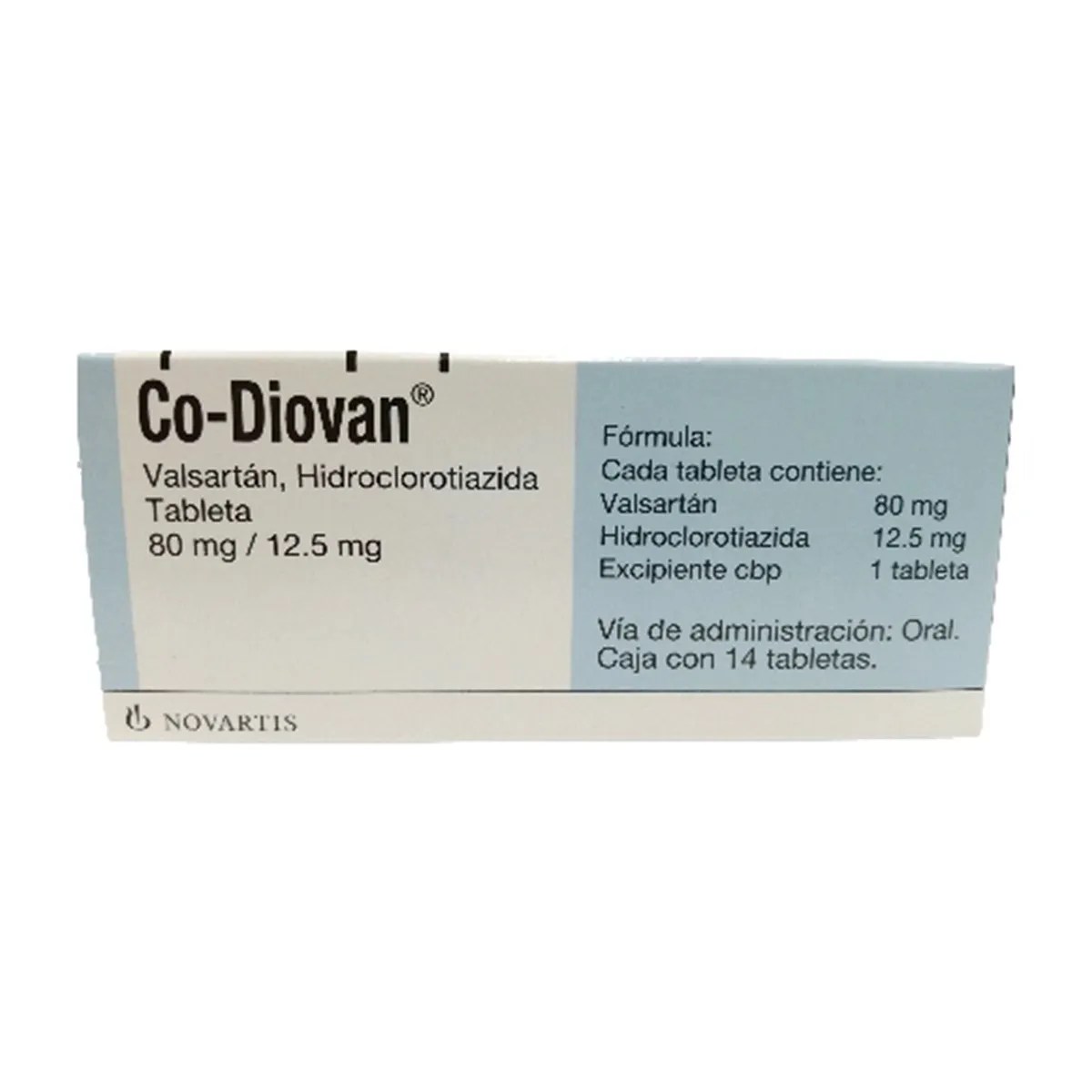 CO-DIOVAN 80/12.5MG 14 GRAG