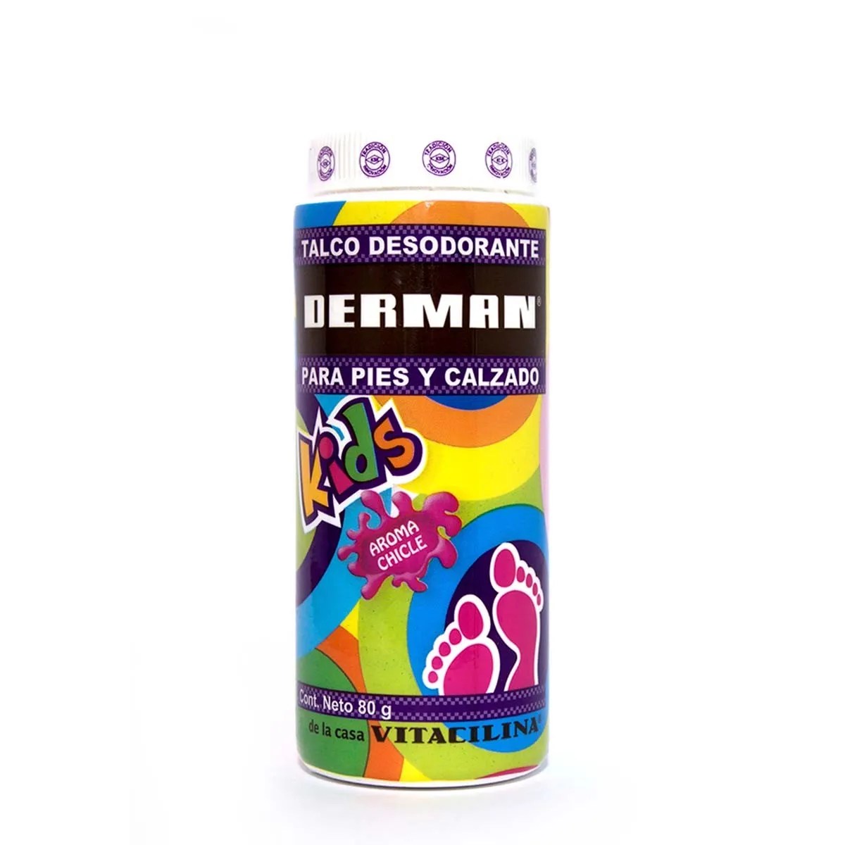 DERMAN KIDS CHICLE 80 G TCO