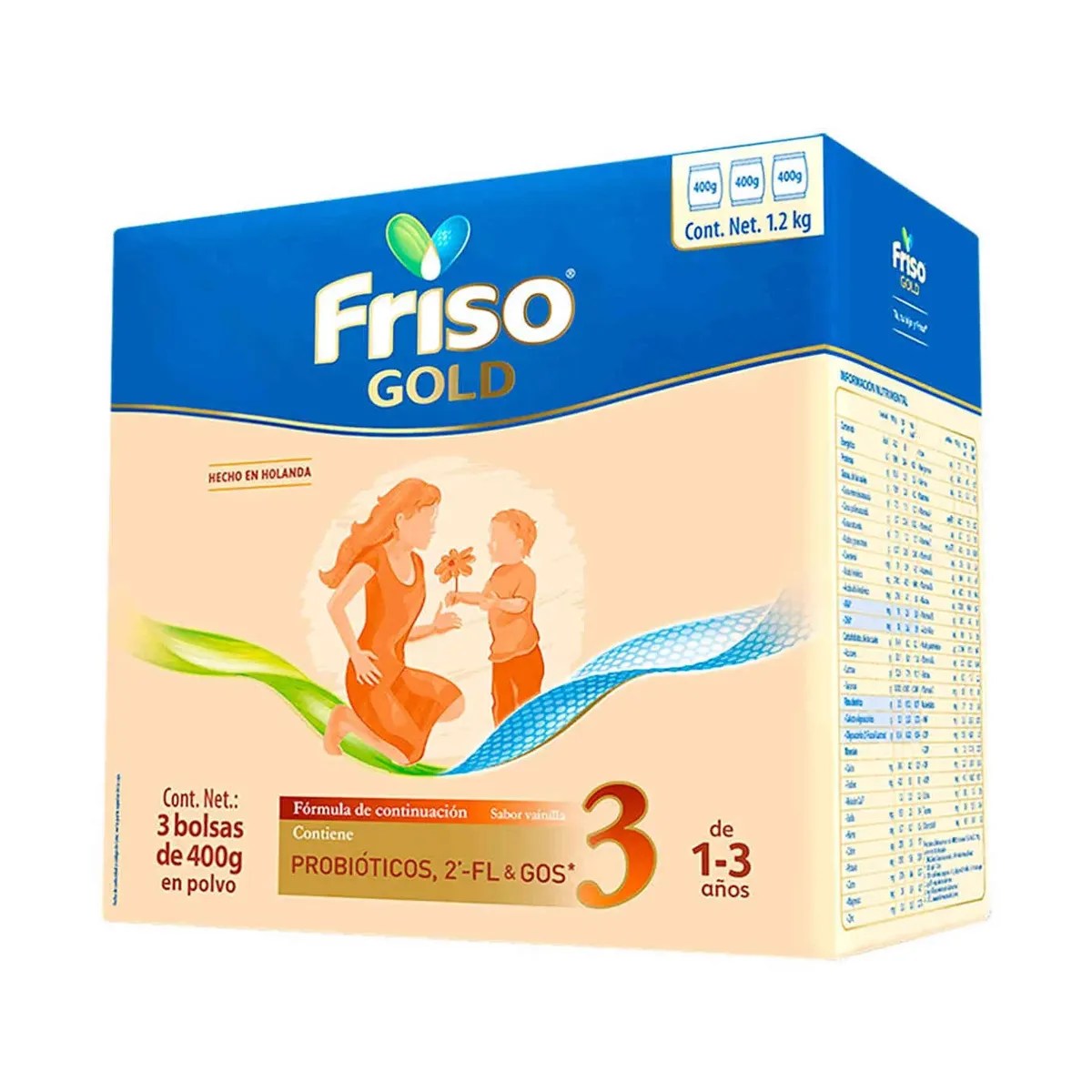 FRISOLAC GOLD 3 CJAC/3 BSA 400G