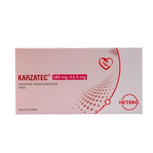KARZATEC 160/12.5 MG 30 TAB KARZATEC 160/12.5 MG 30 TAB