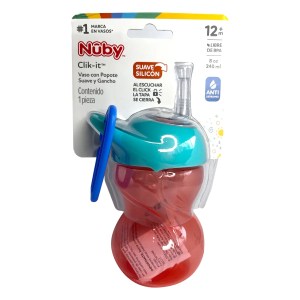 VASO NUBY CLIKIT POPOTE SVE 8 OZ VASO NUBY CLIKIT POPOTE SVE 8 OZ