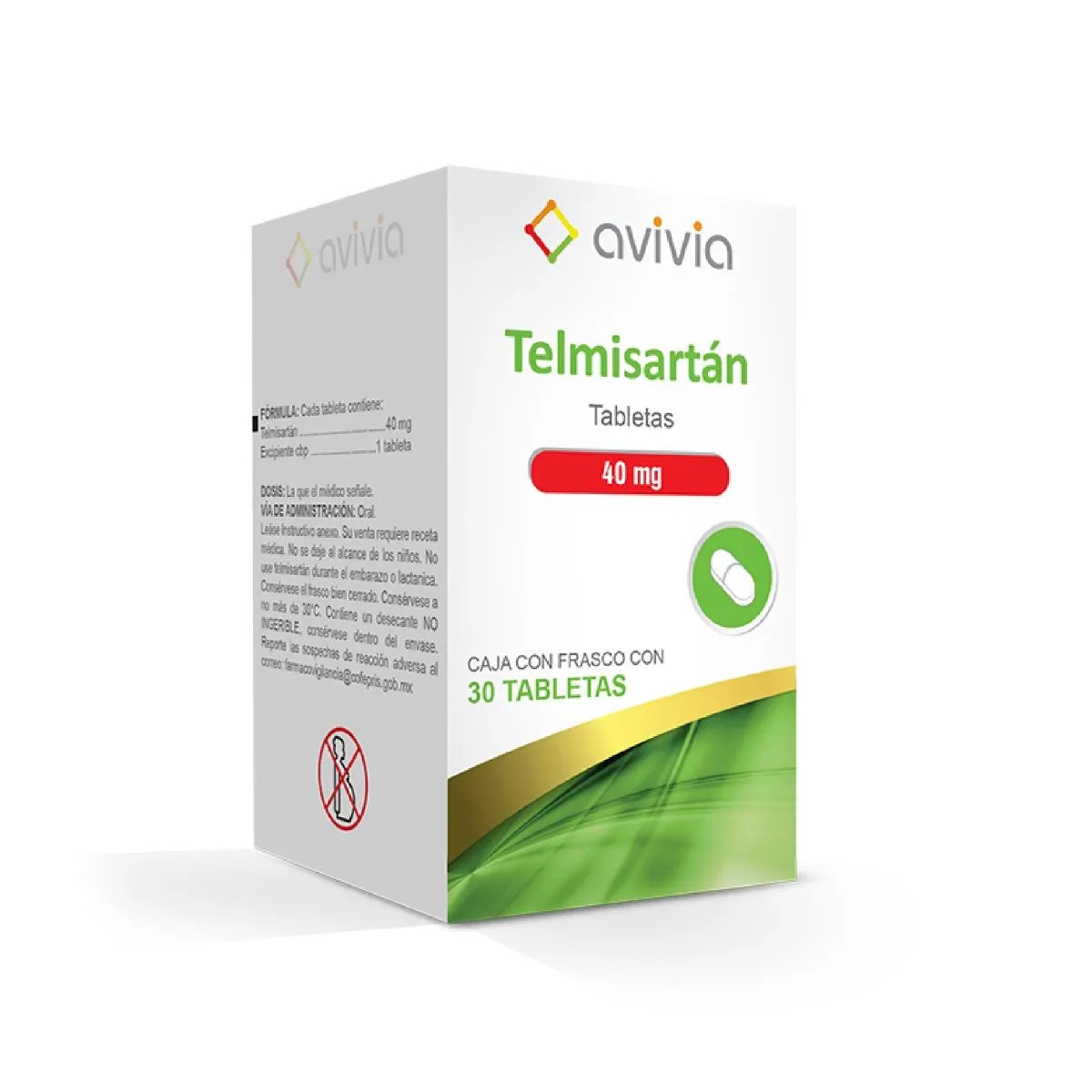 TELMISARTAN 40MG FCO 30 TAB LGEN