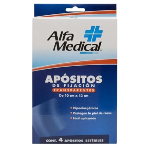 APOSITOS ALFA MED TRANSP 10X12CM N APOSITOS ALFA MED TRANSP 10X12CM N