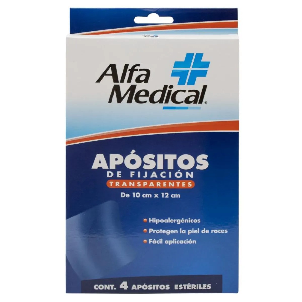 APOSITOS ALFA MED TRANSP 10X12CM N