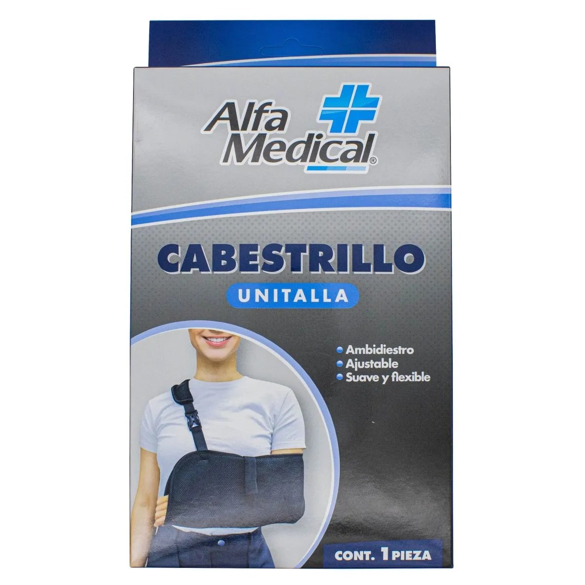 CABESTRILLO ALFA MED NGRO ADULT N