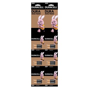 PILA DURACELL D-MAS AAA TIRA C/12 PILA DURACELL D-MAS AAA TIRA C/12