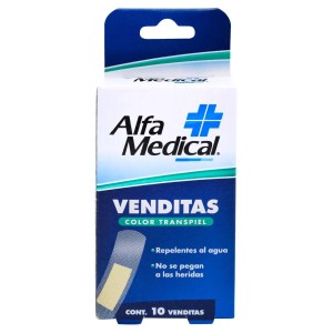VENDITAS ALFA MED TRANSPIEL 10PZ N VENDITAS ALFA MED TRANSPIEL 10PZ N