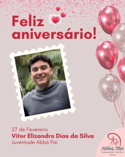 Tempo de celebrar a vida do Vitor Tempo de celebrar a vida do Vitor