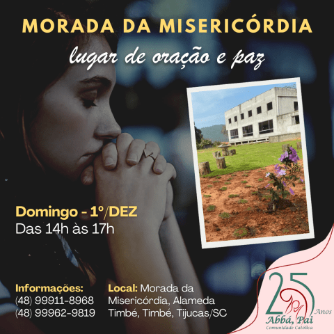 Morada da Misericórdia: um espaço de oração e paz Morada da Misericórdia: um espaço de oração e paz