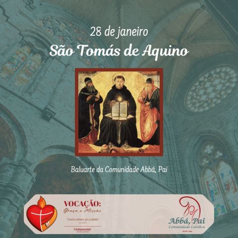 Hoje é dia de São Tomás de Aquino Hoje é dia de São Tomás de Aquino