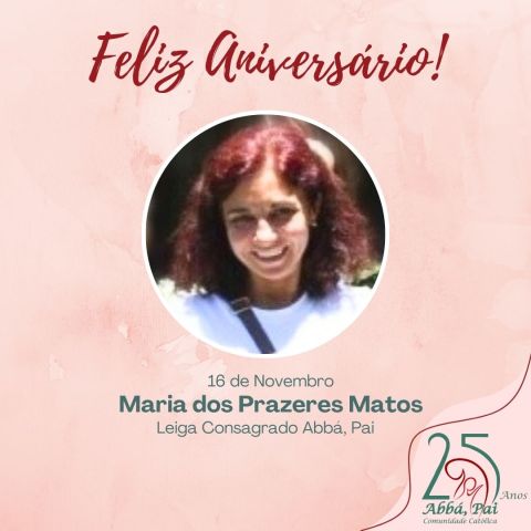 Nossos parabéns para a Maria dos Prazeres! Nossos parabéns para a Maria dos Prazeres!