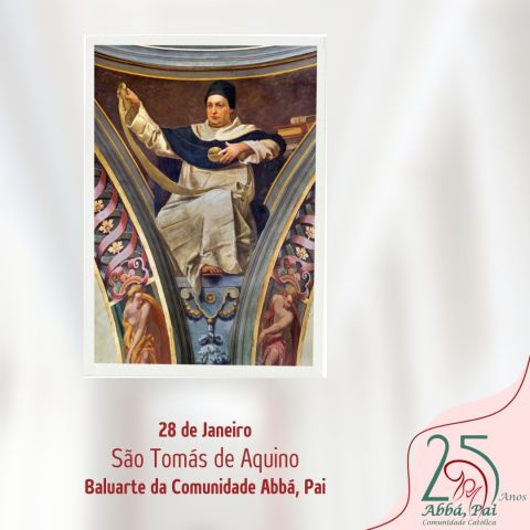 28 de janeiro: dia de São Tomás de Aquino 28 de janeiro: dia de São Tomás de Aquino