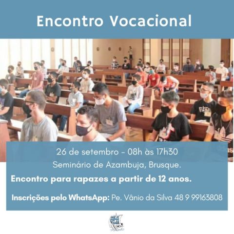 Inscrição para o Grupo de Orientação Vocacional João Paulo II Inscrição para o Grupo de Orientação Vocacional João Paulo II