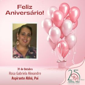 Hoje é o dia da Rosa! Hoje é o dia da Rosa!