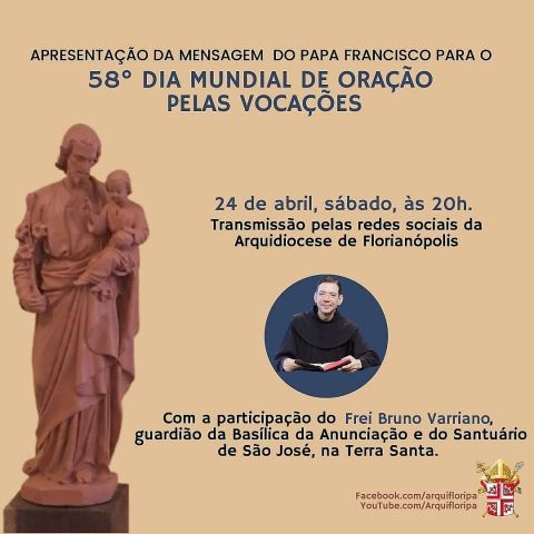 58º Dia Mundial de Oração pelas Vocações 58º Dia Mundial de Oração pelas Vocações