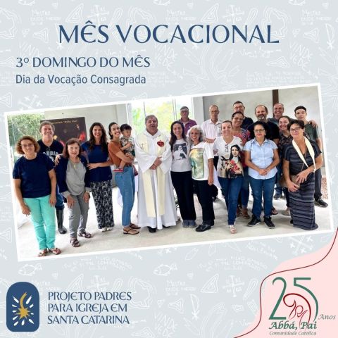 Mês Vocacional: Dia da Vocação Consagrada Mês Vocacional: Dia da Vocação Consagrada
