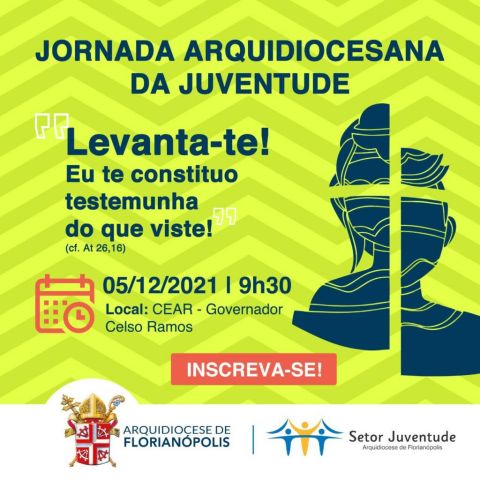 Jornada Arquidiocesana da Juventude será presencial Jornada Arquidiocesana da Juventude será presencial