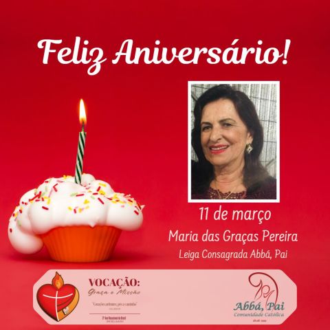 Hoje é aniversário de Maria das Graças Pereira Hoje é aniversário de Maria das Graças Pereira