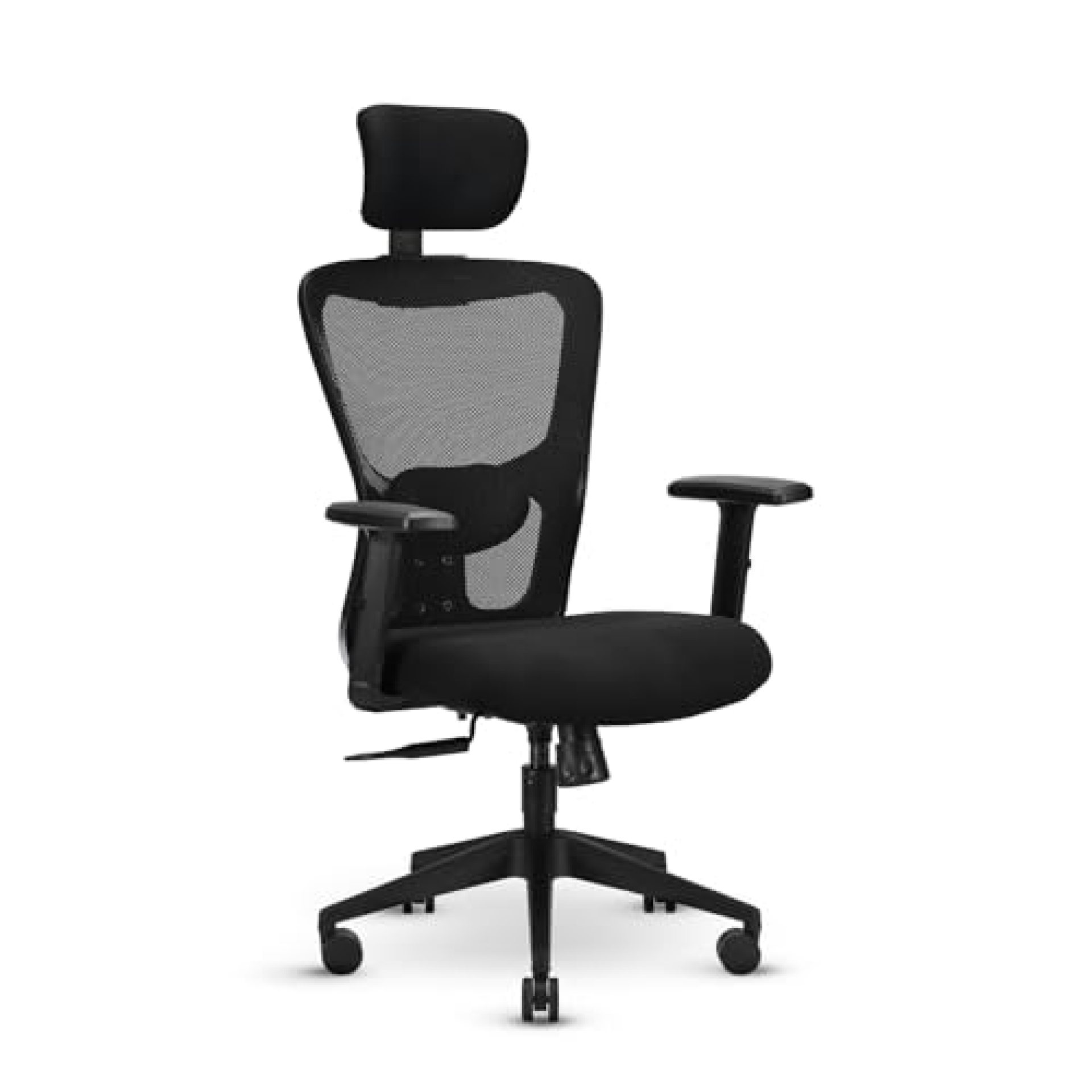 IAFA FURNITURE Jade Office Chair with Syncro Tilt Lock & Height Adjustable Mechanism, Ergonomic High Back, Heavy Duty Metal Base, 2 Years Warranty,1D Adjustable Arms, Lumbar Support & Headrest (Black) IAFA FURNITURE Jade Office Chair with Syncro Tilt Lock & Height Adjustable Mechanism, Ergonomic High Back, Heavy Duty Metal Base, 2 Years Warranty,1D Adjustable Arms, Lumbar Support & Headrest (Black)