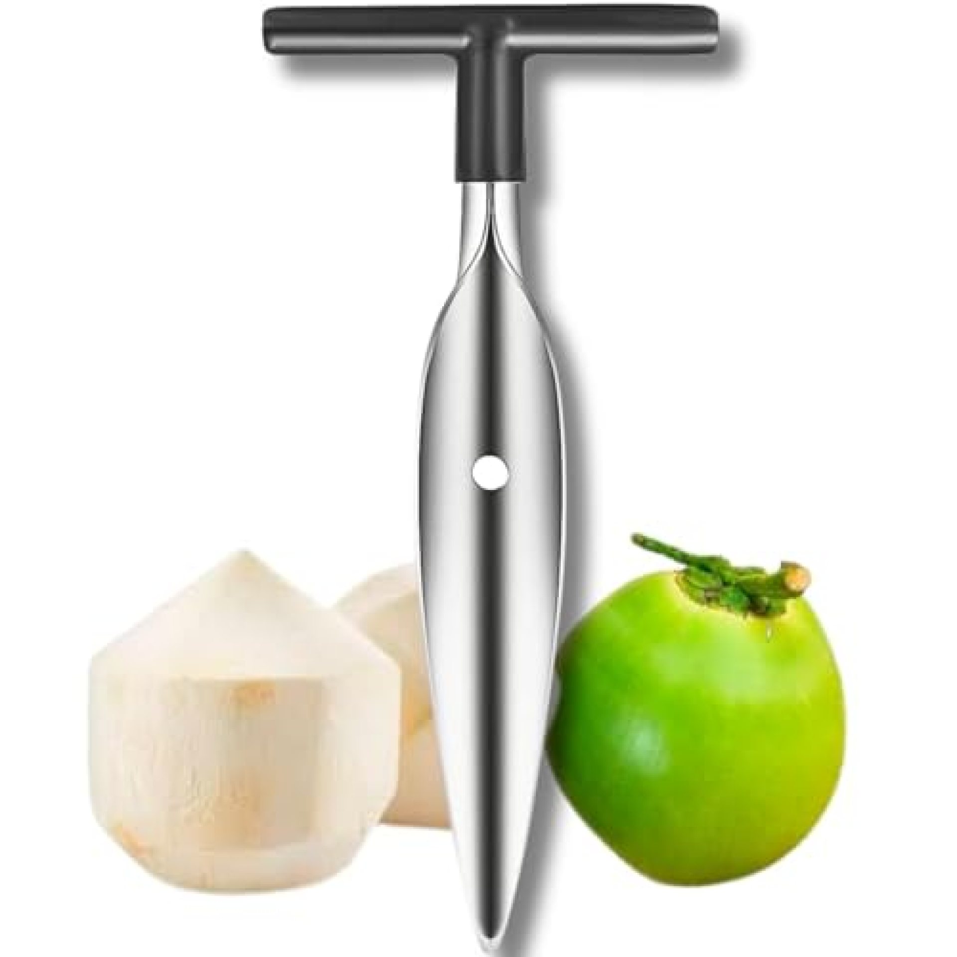 TASMAX Coconut Opener Tool Stainless Steel nariyal pani Opener Smart Gadgets for Home Utility Products Smart Home Gadget for Kitchen Accessories Items for Home Gadgets Pack of 1 TASMAX Coconut Opener Tool Stainless Steel nariyal pani Opener Smart Gadgets for Home Utility Products Smart Home Gadget for Kitchen Accessories Items for Home Gadgets Pack of 1