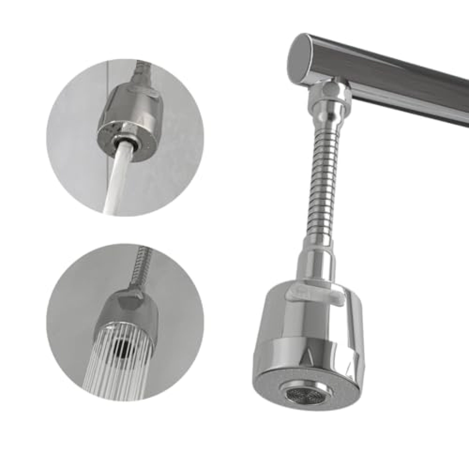 WaterScience Tap Extension for Kitchen Sink | 2 Flow Modes | Flexible Faucet Extender for Taps | Aerators for Water Tap | Upto 50% Water Saving – Flexi Neck WaterScience Tap Extension for Kitchen Sink | 2 Flow Modes | Flexible Faucet Extender for Taps | Aerators for Water Tap | Upto 50% Water Saving – Flexi Neck