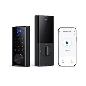 eufy Smart Lock S230 – Keyless Fingerprint Lock with Wi-Fi, Remote Access, IP65 Weatherproof, BHMA Certified
