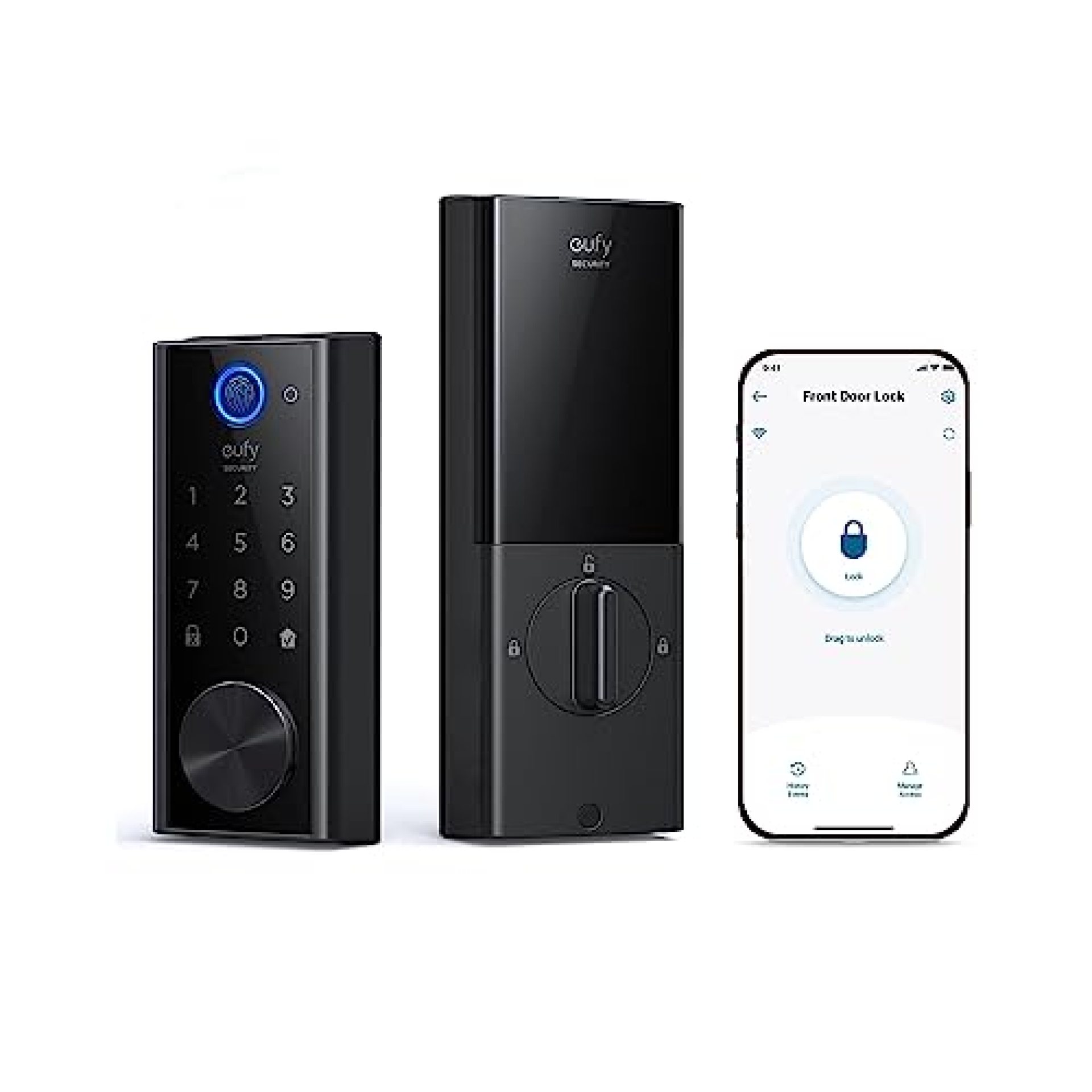 eufy Smart Lock S230 – Keyless Fingerprint Lock with Wi-Fi, Remote Access, IP65 Weatherproof, BHMA Certified eufy Smart Lock S230 – Keyless Fingerprint Lock with Wi-Fi, Remote Access, IP65 Weatherproof, BHMA Certified