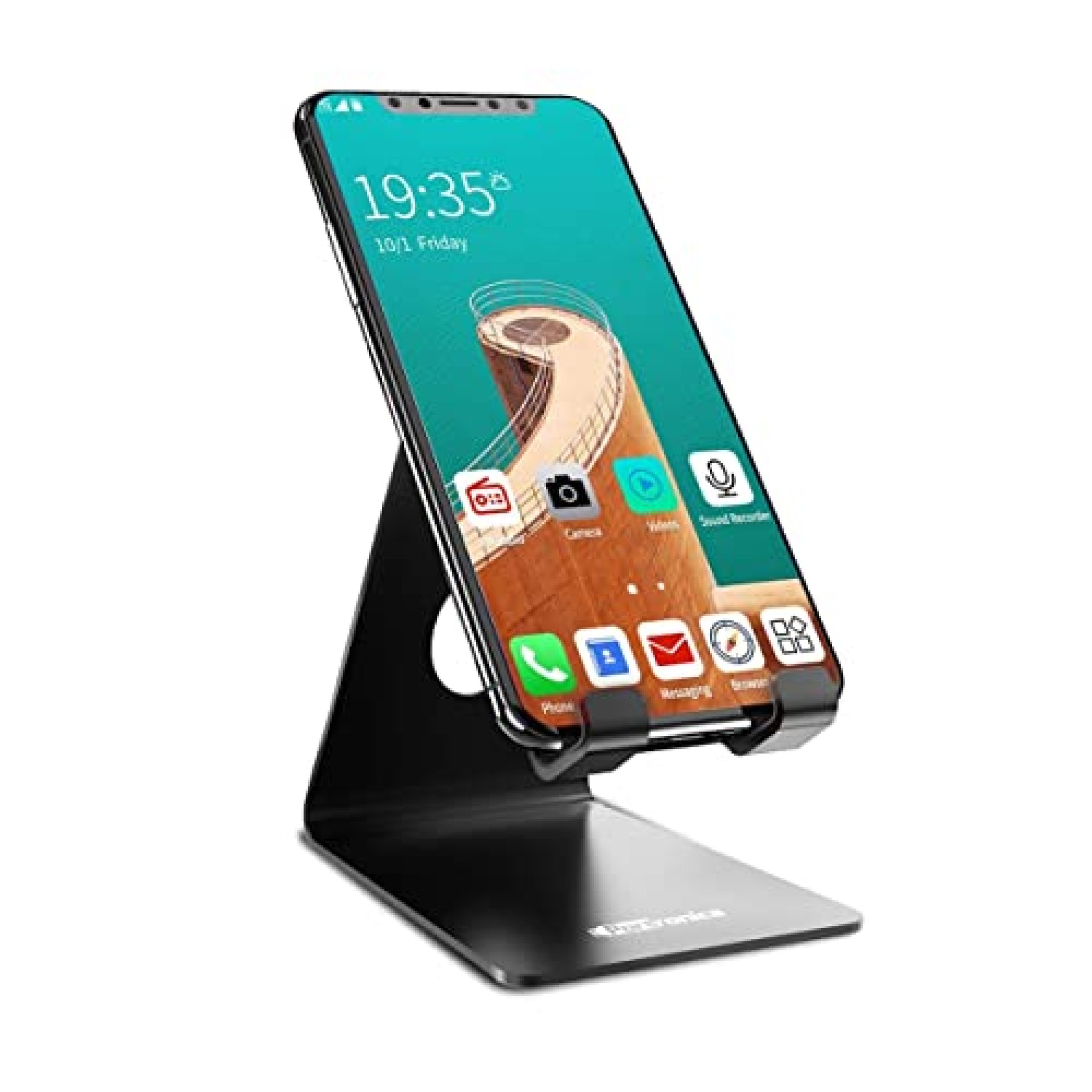 Portronics MODESK Universal Mobile Holder Stand with Metal Body, Anti Skid Design, Light Weight for All Smartphones, Tablets, Kindle, iPad(Black) Portronics MODESK Universal Mobile Holder Stand with Metal Body, Anti Skid Design, Light Weight for All Smartphones, Tablets, Kindle, iPad(Black)
