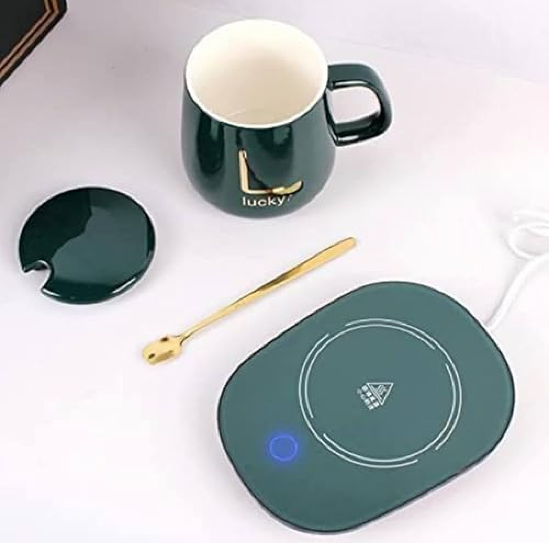 Drunshi Coffee Mug Warmer USB 55c Intelligent Constant Temperature Cup Warmer Smart Induction Electric Beverage Warmer Electric thermostar Coaster for Ceramic Cup Glass Coffee Milk Water Tea Drunshi Coffee Mug Warmer USB 55c Intelligent Constant Temperature Cup Warmer Smart Induction Electric Beverage Warmer Electric thermostar Coaster for Ceramic Cup Glass Coffee Milk Water Tea