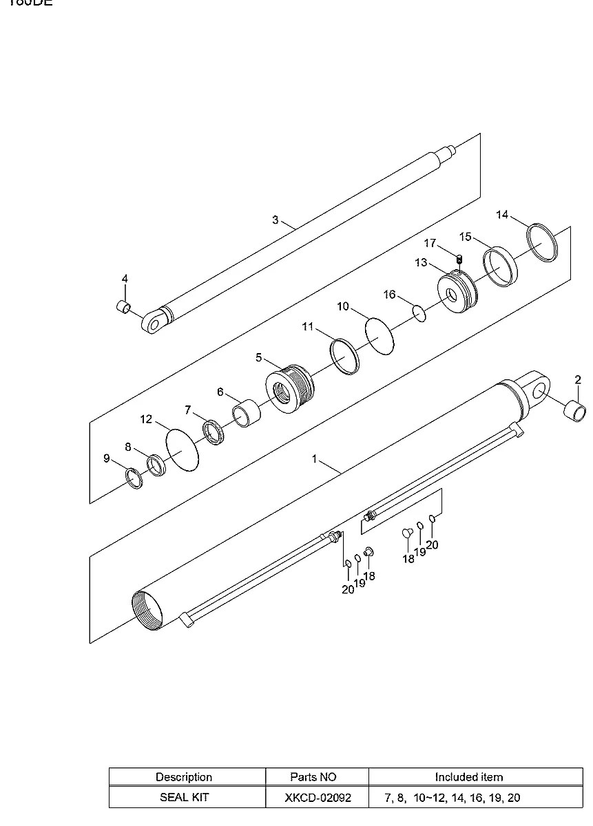 XKCD-02091 Empilhadeira Hyundai 180D-7E